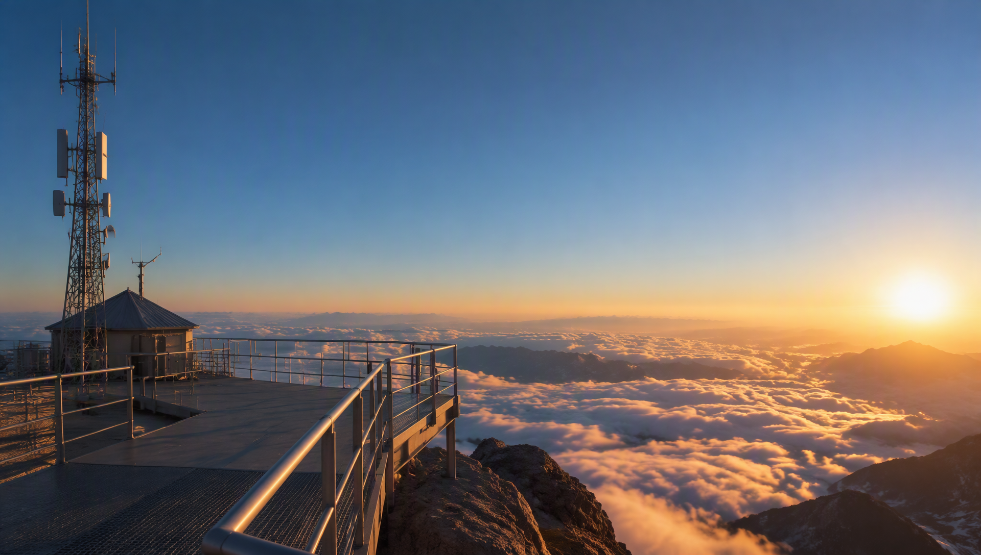 Mountain platform reference for the orbit-to-Earth scale test