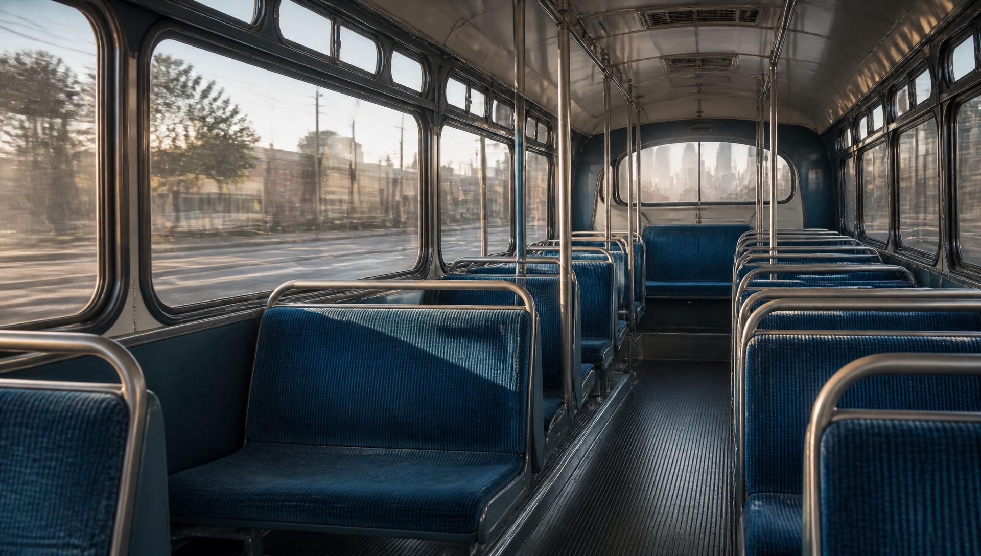 Moving bus interior reference for the restrained handheld test