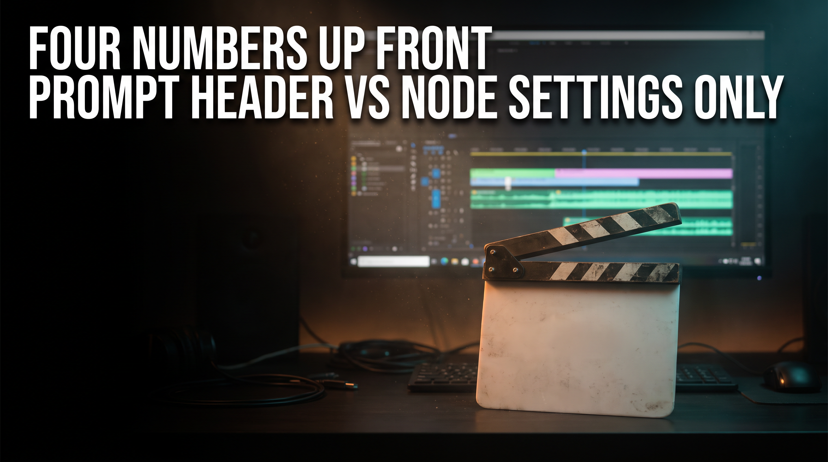 Video Prompt Parameter Header: Do Four Numbers at the Top Change the ...